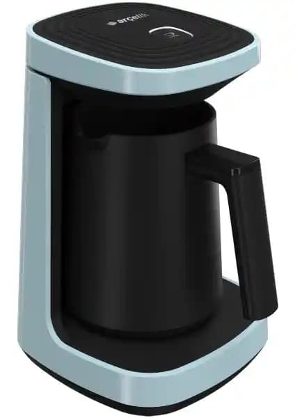 Arçelik TKM 3940 M Telve Türk Kahve Makinesi Mavi renkli modern tasarım ve pratik kullanım özellikleriyle öne çıkar