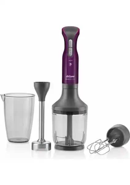 Arzum AR1053 Prostick 1500 W El Blender Seti Mürdüm Renkli Çok Fonksiyonlu Mutfak Aleti