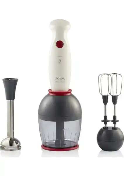 Arzum AR1117 Mixset Plus El Blender Seti: Çok Fonksiyonlu ve Yüksek Performanslı Mutfak Aleti