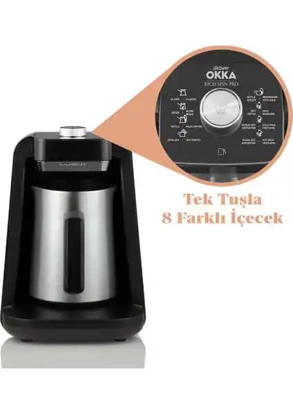 Arzum OK0020 Okka Rich Spin Pro Türk Kahvesi Makinesi: Modern Tasarım ve Yüksek Fonksiyonellik