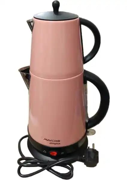 Awox Demplus Pembe Çelik Çay Makinesi: Modern Tasarım ve Fonksiyonellik Bir Arada