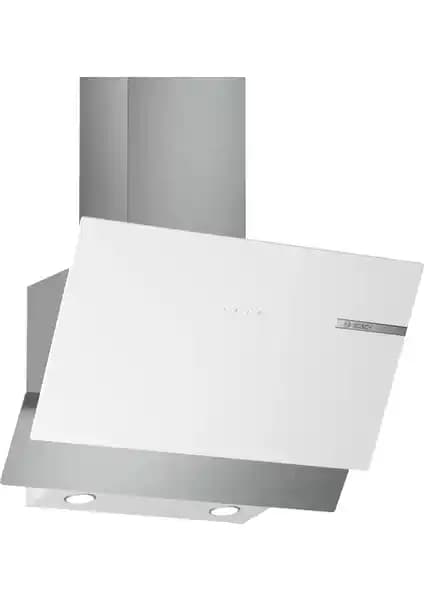 Bosch DWK65AD20R Beyaz Cam Eğimli 60CM Davlumbaz Modern ve Fonksiyonel Tasarım