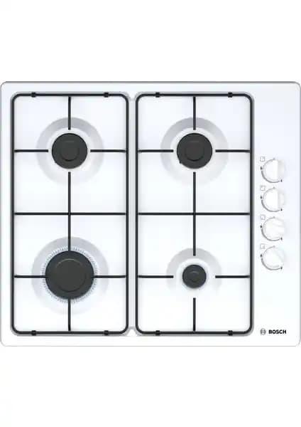 Bosch PBP6C2B82O Beyaz Ankastre Doğalgazlı Ocak: Modern, Güçlü ve Güvenli Mutfak Çözümü