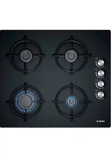 Bosch POP6C6O10O Siyah Cam Ankastre Doğalgazlı Ocak Modern ve Güvenli Mutfak Çözümü