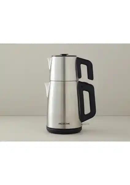 English Home Çay Makinesi CMK 6010 Inox Siyah Modern Tasarım ve Güvenlik Özellikleriyle