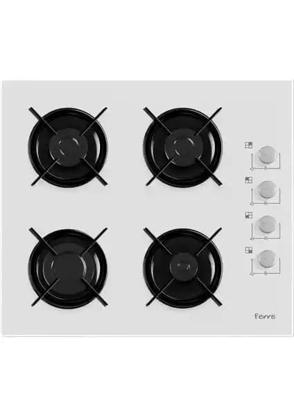 Ferre 2140 Beyaz 60 cm Emaye Izgaralı Cam Doğalgaz Ocağı Detaylı İnceleme ve Özellikleri