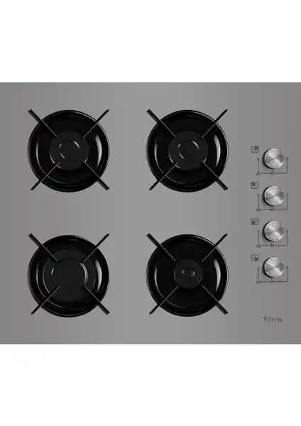 Ferre 2240 Gri Emaye Setüstü Cam Ocak - Modern ve Güvenli Mutfak İçin Uygun Çözüm