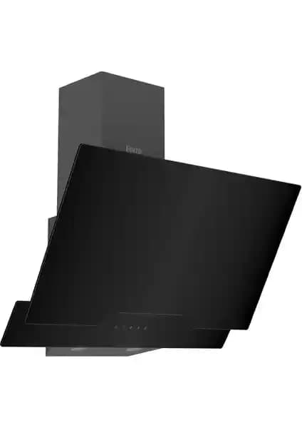Ferre D063 Siyah Çift Camlı 60 cm Mutfak Davlumbazı Modern Tasarım ve Yüksek Performans