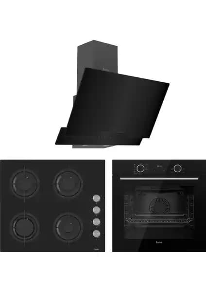 Ferre Fryart CS Serisi Siyah Ankastre Set Modern Mutfaklar İçin Fonksiyonel ve Estetik Çözüm