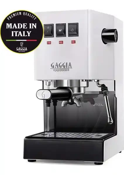 Gaggia New Classic E24 Beyaz Espresso Makinesi: Profesyonel Kahve Deneyimi Evde