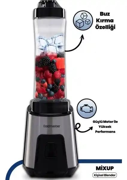 Goldmaster GM-7259 Mix Up Buz Kırma ve Smoothie Hazırlayan Kişisel Blender