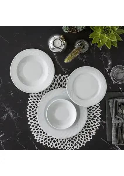 Güral Porselen Alfa 36 Parça 6 Kişilik Modern ve Dayanıklı Yemek Takımı Tanıtımı