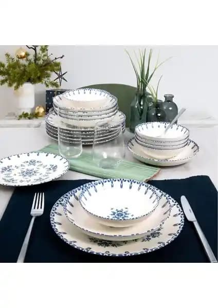 Güral Porselen Atina 24 Parça Yemek Takımı Zarif Tasarımı ve Dayanıklılığıyla Öne Çıkar