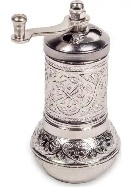 Handygoo Tombul Metalik Döküm Karabiber Değirmeni: Dayanıklı ve Şık Baharat Öğütücü