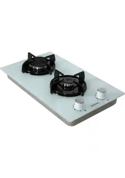 Hayal Ankastre 2 Gözlü Doğalgazlı Beyaz Ocak Modern ve Şık Mutfaklar İçin Uygun Bir Seçenektir