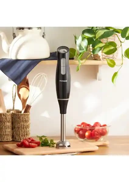 Homend Handmade 1938H Siyah Çubuk Blender: Güçlü Performans ve Modern Tasarım