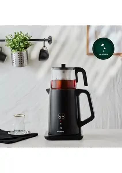 Homend Royaltea Cooltouch 1795H modern tasarımlı güvenli çay makinesi özellikleri
