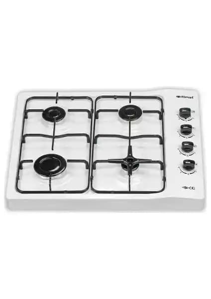 İtimat 3010 Set Üstü 4 Gözlü Doğalgazlı Ocak Modern ve Dayanıklı Mutfak Gereçleri