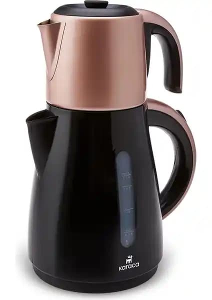 Karaca Daystar 2 in 1 Çay Makinesi Rosegold Modern Tasarım ve Güçlü Performans