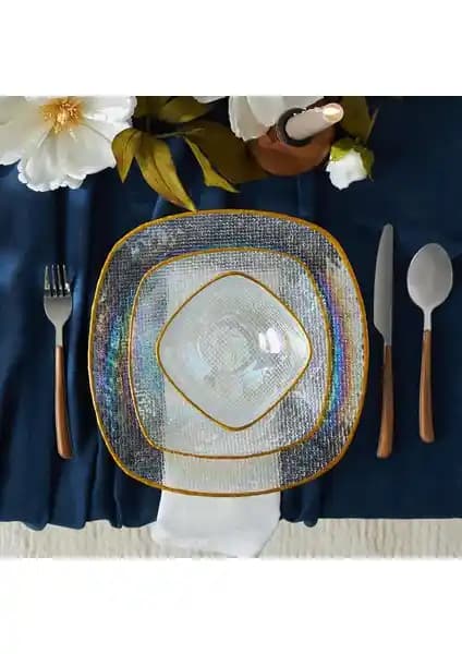 Karaca Goya 18 Parça 6 Kişilik Yemek Takımı Şık ve Dayanıklı Cam Tasarımıyla