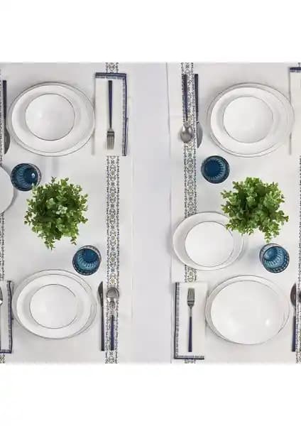 Karaca Pure 24 Parça 6 Kişilik Yemek Takımı Şık ve Dayanıklı Tasarım Özellikleri