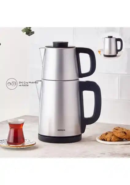 Karaca Tea Break Silver Inox Çelik Su Isıtıcı ve Çay Makinesi Detaylı İnceleme ve Kullanıcı Yorumları