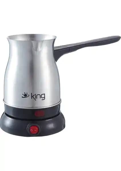 King K 442 Telveli Türk Kahvesi Makinesi Gri: Modern ve Pratik Kahve Hazırlama Cihazı