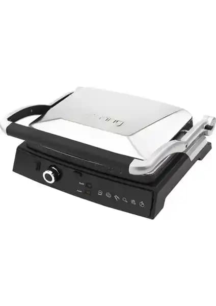 King K-462 Grill Master 2000 W Tost Makinesi: Çok Amaçlı Izgara ve Pişirme Cihazı