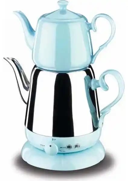 Korkmaz A339-03 Nosta Elektrikli Çaydanlık Turkuaz Modern ve Fonksiyonel Tasarım