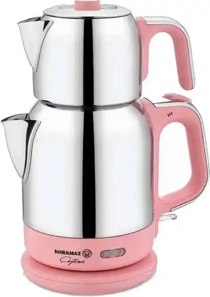 Korkmaz Çaytema PembeKrom Elektrikli Çaydanlık: Şık ve Fonksiyonel Tasarım Özellikleri
