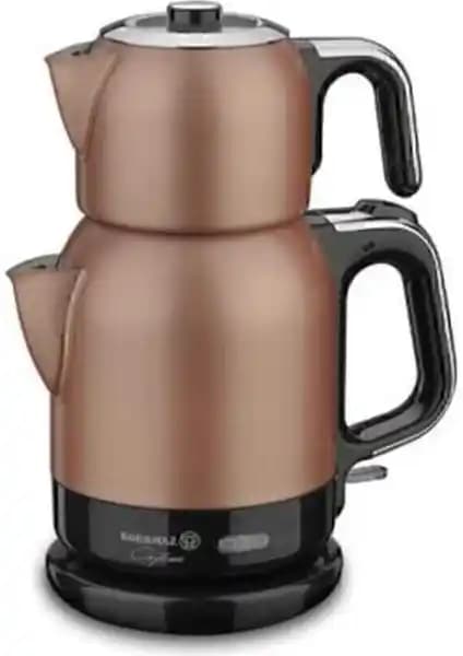 Korkmaz Çaytema Rosagold Krom Elektrikli Çaydanlık: Modern Tasarım ve Fonksiyonellik Bir Arada