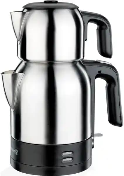 Korkmaz Demkolik SatinSiyah Elektrikli Çaydanlık: Modern Tasarım ve Gelişmiş Özellikler