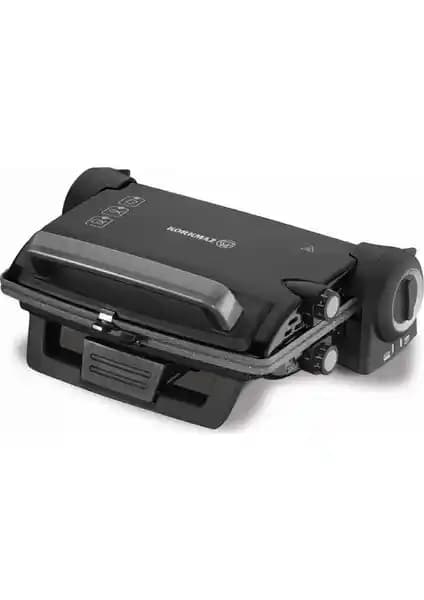 Korkmaz Formula Siyah-Gri Granit Tost Makinesi: Dayanıklı ve Yüksek Performanslı Mutfak Aleti