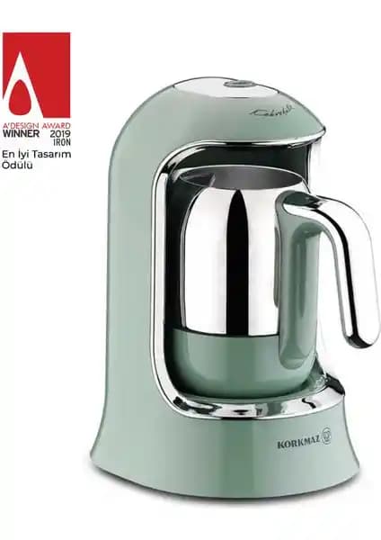Korkmaz Kahvekolik Turkuaz Otomatik Kahve Makinesi: Modern Tasarım ve Pratik Kullanım