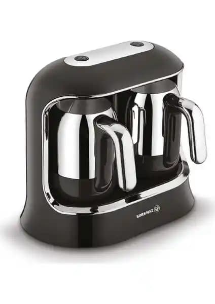 Korkmaz Kahvekolik Twin Siyah Krom Otomatik Kahve Makinesi Özellikleri ve Kullanıcı Yorumları