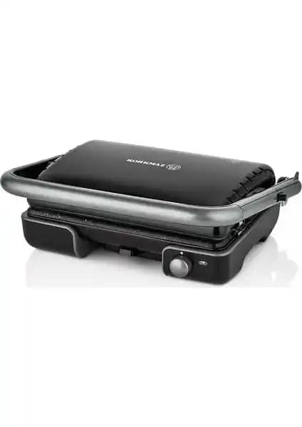 Korkmaz Tostella Siyah-Gri Tost Makinesi: Çok Amaçlı Kullanım ve Modern Tasarım Özellikleri