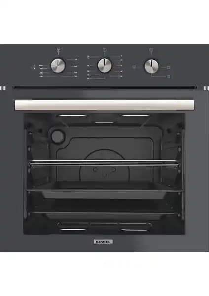 Kumtel Antrasit Cam Ankastre Fırın B66-S2 MT: Modern ve Enerji Verimli Mutfak Çözümü