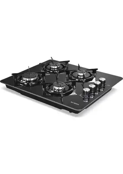 Kumtel Ko 40 TSHDF Siyah Ankastre Cam Ocak: Modern ve Güvenilir Mutfak İçin Şık Tasarım