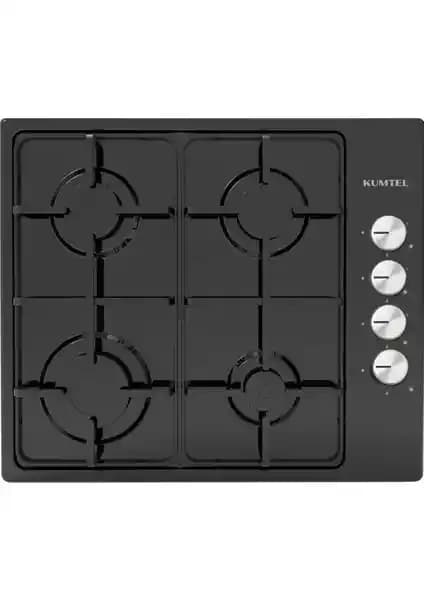Kumtel KO-420F Emaye Siyah Set Üstü Gazlı Ocak Modern ve Güvenilir Mutfak Aksesuarı