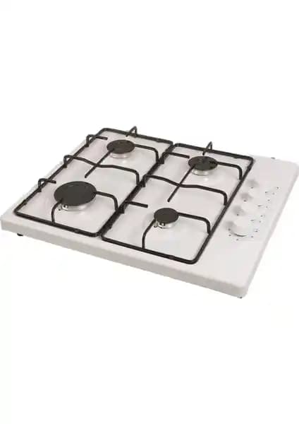 Kumtel KO420 F Beyaz Gazlı Setüstü Ocak Dört Gözlü Güvenli ve Dayanıklı Tasarım