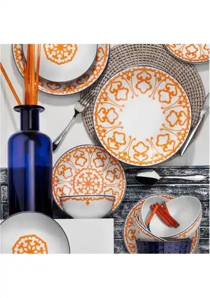 Kütahya Porselen 24 Parça 6 Kişilik Yemek Takımı Estetik ve Dayanıklı Tasarım