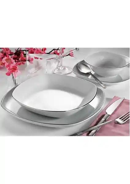 Kütahya Porselen Efes 24 Parça Yemek Takımı Modern ve Şık Tasarımıyla Öne Çıkıyor