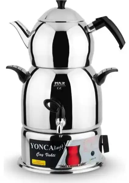 Lines Yonca Keyif Çelik Semaver ile Pratik ve Dayanıklı Çay Demleme Deneyimi