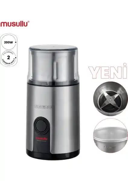 Musullu Kahve ve Baharat Öğütücü 200W ile Taze ve Homojen Öğütme Deneyimi