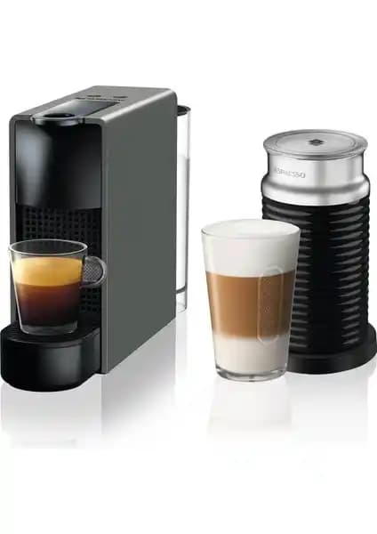 Nespresso C35 Essenza Mini Gri Kahve Makinesi ve Süt Köpürtücü Aksesuarı Tanıtımı