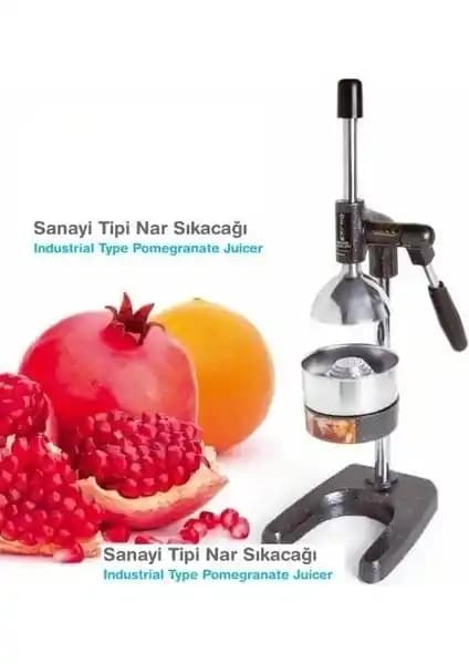 Özlem Sanayi Kollu Portakal Nar Sıkma Makinası: Dayanıklı ve Ekonomik Meyve Presi