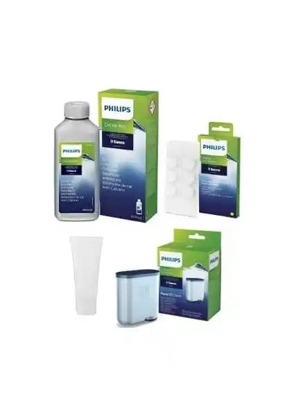 Philips CA6700/10 Espresso Makinesi Bakım Seti Kireç ve Yağ Temizliği İçin Uygun Çözüm