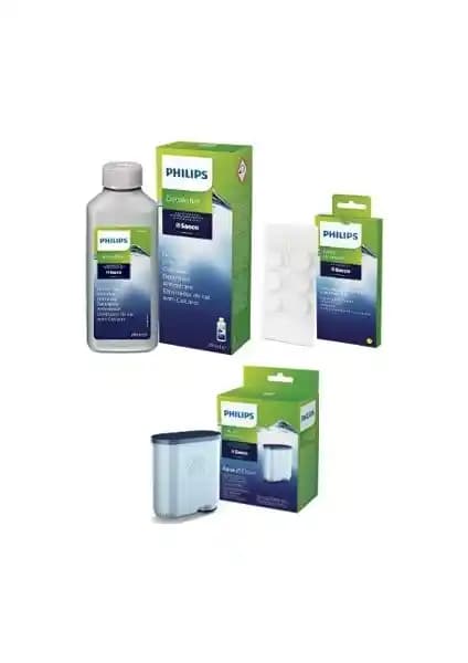 Philips CA6700/10 Kahve Makinesi Bakım Seti Kireç ve Yağ Temizliği için Uygun Çözüm