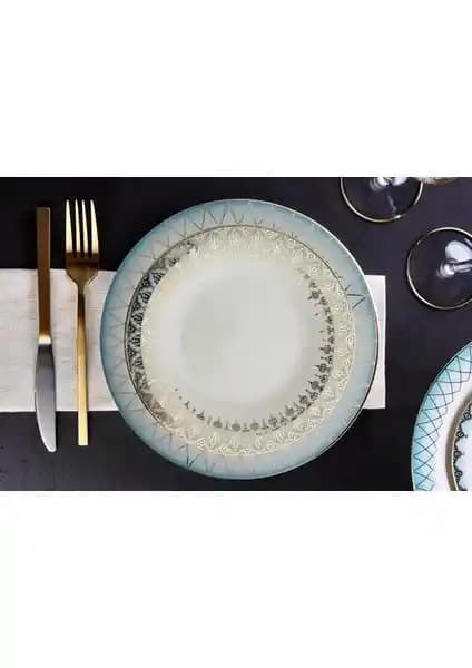 Porland Mahpeyker 60 Parça 12 Kişilik Yemek Takımı Modern ve Şık Tasarım