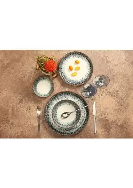 Porland Re-gen Ontario 24 Parça Porselen Yemek Takımı Şıklık ve Dayanıklılık Sunar